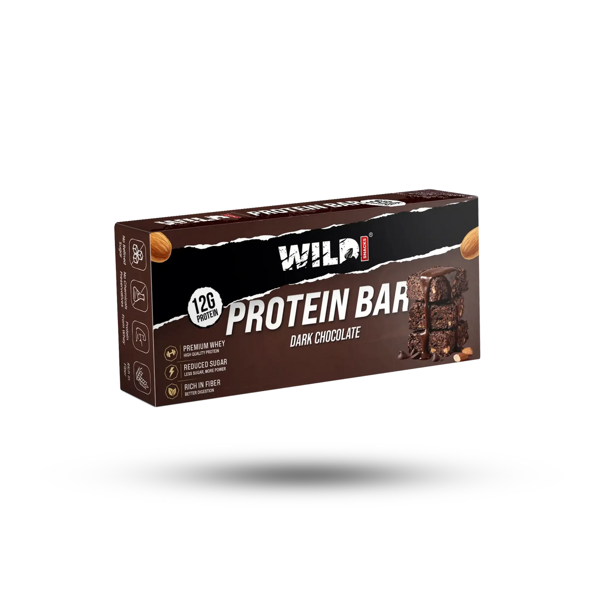 Protein Bar-Dark Chocolate (12G Protein) Single Bar