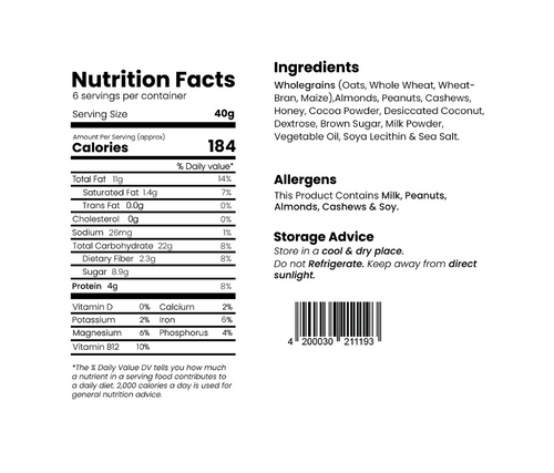 Coconut Choco & Nut Fusion - Single Bar