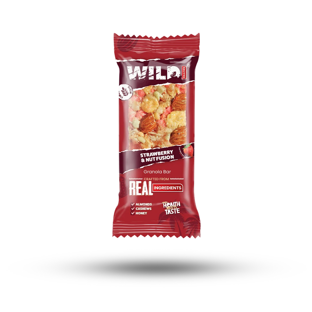 Strawberry & Nut Fusion - Single Bar