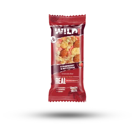 Strawberry & Nut Fusion - Single Bar