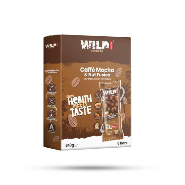 granola bar in coffee flavor