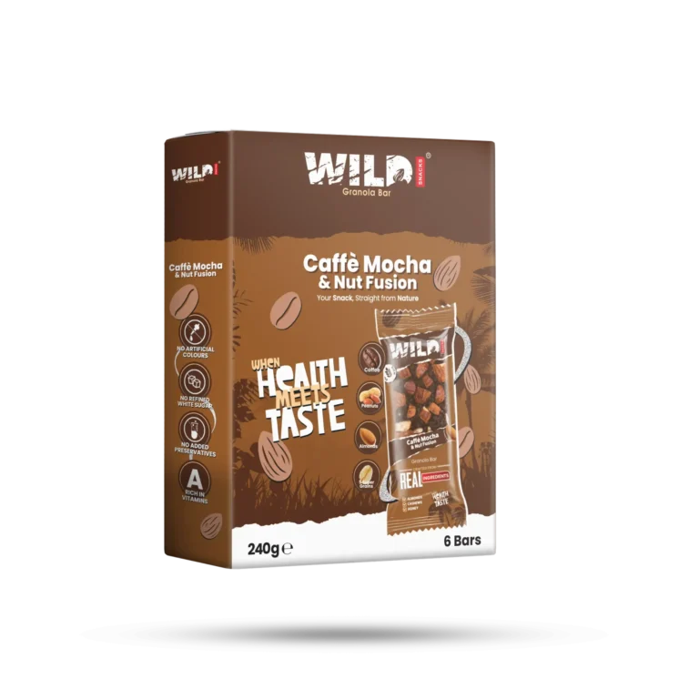 granola bar in coffee flavor